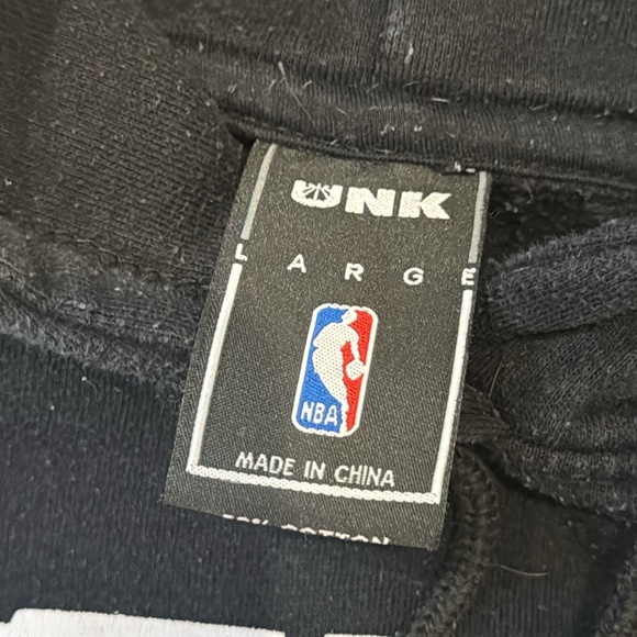 Unk Portland Trail Blazers Black Hoodie L Print NBA - Picture 7 of 14